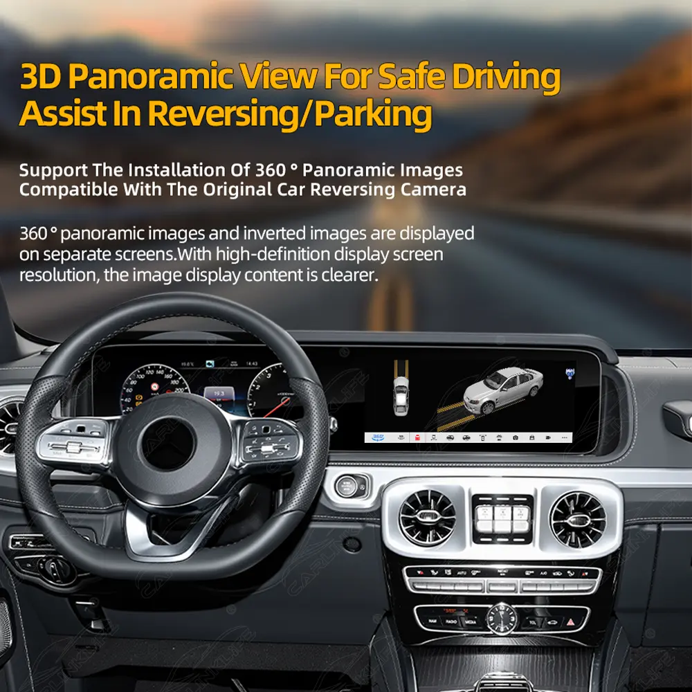 Mercedes-Benz G-Class W464 (2019–2024) 12.3" Dual Screen Android Upgrade | Wireless CarPlay & Android Auto | OEM LCD Cluster Retained