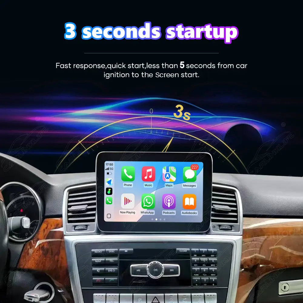 Mercedes-Benz ML / GLE-Class W166 (2012–2018) & GL / GLS-Class X166 (2013–2019) 8.4" Linux Screen Upgrade | Wireless CarPlay & Android Auto