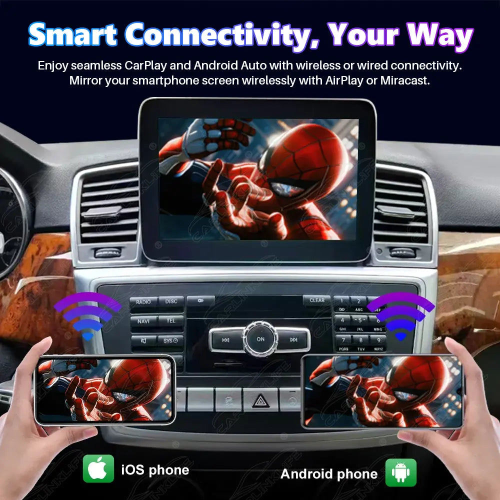 Mercedes-Benz ML / GLE-Class W166 (2012–2018) & GL / GLS-Class X166 (2013–2019) 8.4" Linux Screen Upgrade | Wireless CarPlay & Android Auto