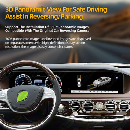 Mercedes-Benz S-Class W222 (2013–2020) 12.3" Dual Screen Android Upgrade | Wireless CarPlay & Android Auto | OEM LCD Cluster Retained