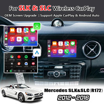 Wireless Apple Carplay & Android Auto for Mercedes Benz SLK / SLC R172 2012-2016