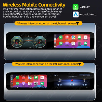 Mercedes-Benz E-Class W213 (2016–2020) 24.6" Digital Cluster & Android Screen Upgrade | Wireless CarPlay & Android Auto | Analog Cluster Only