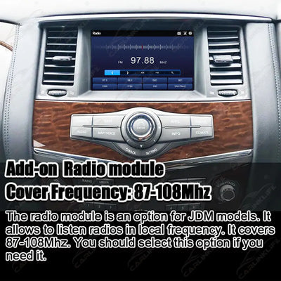 Android Infotainment Interface for Nissan Patrol Y62 QX60 Pathfinder R52 2010-2020 with YouTube, Google Play