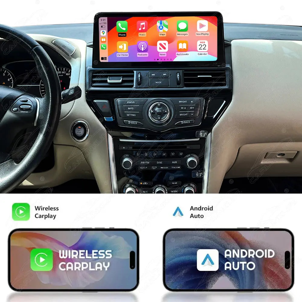 Nissan Pathfinder 2012-2020 12.3" Android Car Stereo Apple CarPlay Android Auto Screen Upgrade
