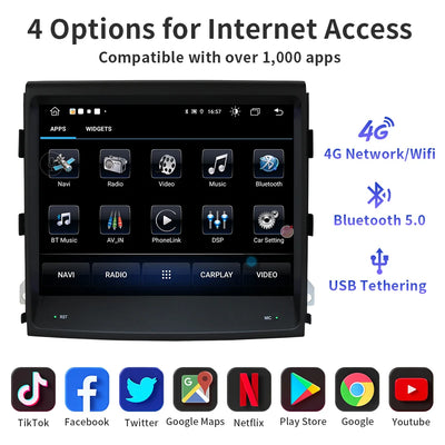 8.4 inch Android Car Radio For Porsche Cayenne Macan Panamera 2010-2017 Car Stereo CarPlay Multimedia Player