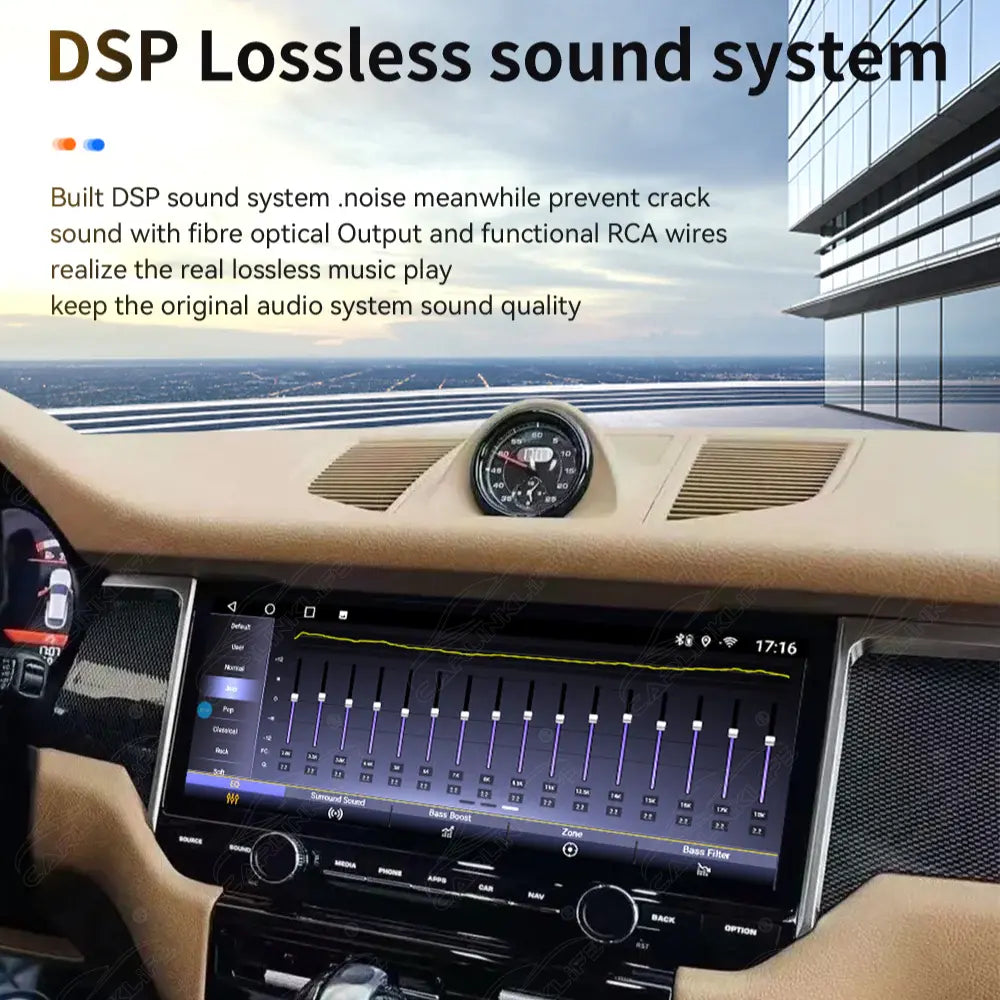 12.3 inch Android Car Radio For Porsche Macan 2014-2017 Car Stereo CarPlay Multimedia Player