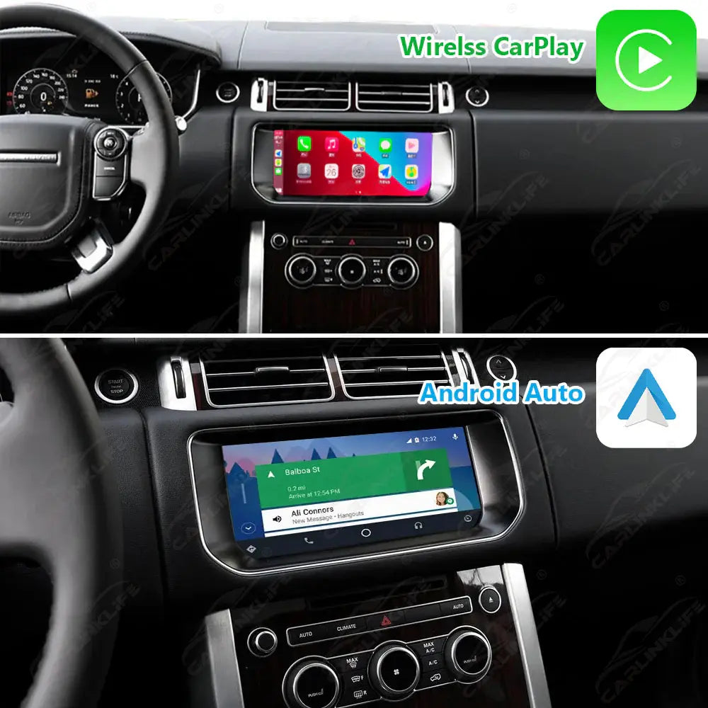 Wireless Apple CarPlay Android Auto Module for Range Rover 10.25 inch Display Screen IMC System Model