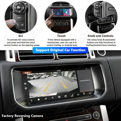Wireless Apple CarPlay Android Auto Module for Range Rover 10.25 inch Display Screen IMC System Model