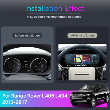 12.3" CarPlay LCD Digital Cluster For Range Rover 2013-2017 L405 L494 Linux Dashboard Gauge Cluster