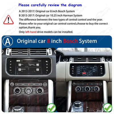 10.25 inch Android Car Radio For Range Rover Vogue L405 / Sport L494 2013-2017 Car Stereo CarPlay Multimedia Player