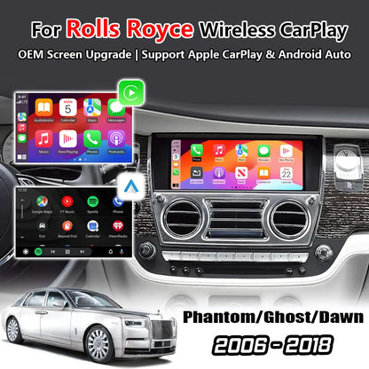 Wireless Apple Carplay Android Auto For Rolls Royce Phantom/Ghost/Dawn/Wraith 2006-2018 CarPlay Retrofit Module