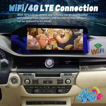 Lexus ES 2013–2018 12.3" Android Car Stereo Apple CarPlay Android Auto Screen Upgrade