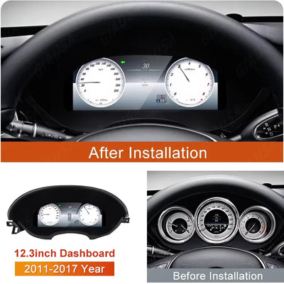 LCD Digital Cluster For Mercedes Benz CLS C218 W218 2013-2017 Linux Digital LCD Dashboard Instrument Gauge Cluster
