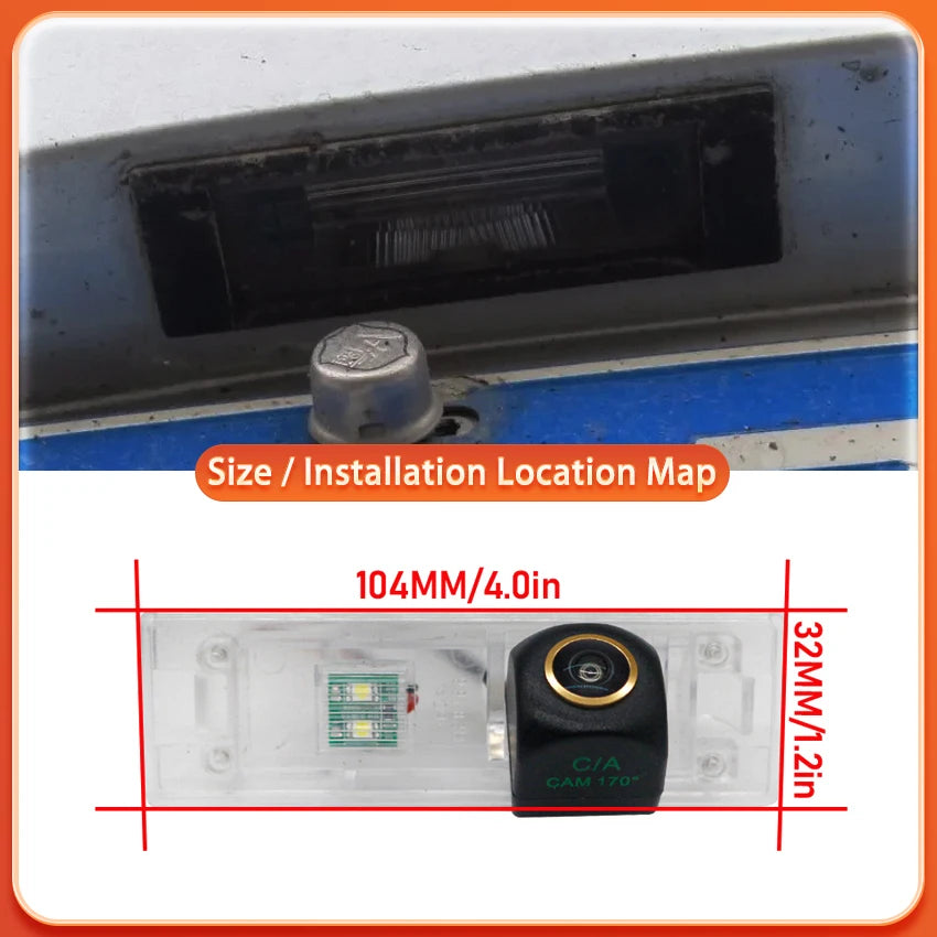 Rearview Camera 1080P CVBS Backup Camera For Mini R50 R52 R53 R56 R55 R57 R60 R61
