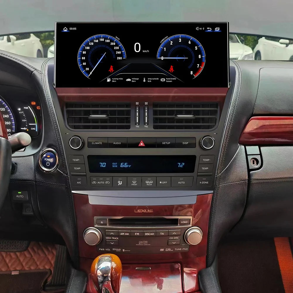 12.3 inch Android Car Radio For Lexus LS460 LS600 2006-2012 Carplay Car Multimedia Player