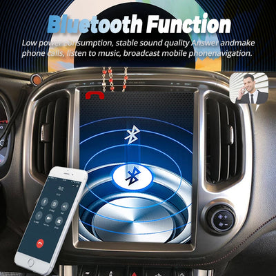 12.1 inch Android Car Radio for Chevrolet Colorado GMC Canyon 2015-2018 Stereo Replacement Tesla-Style Screen Built-in Carplay/Android Auto