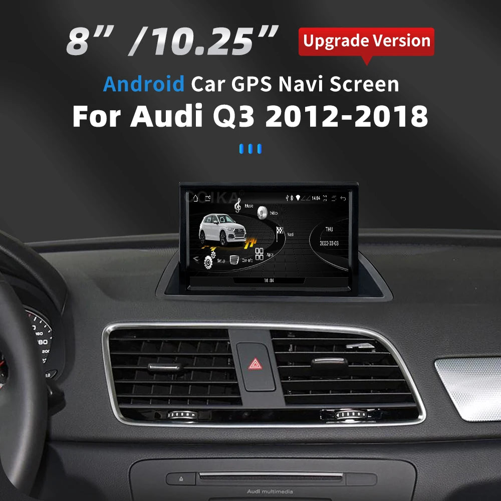 12.3" Inch Android Touch Screen Car Stereo For Audi Q3 2012-2018