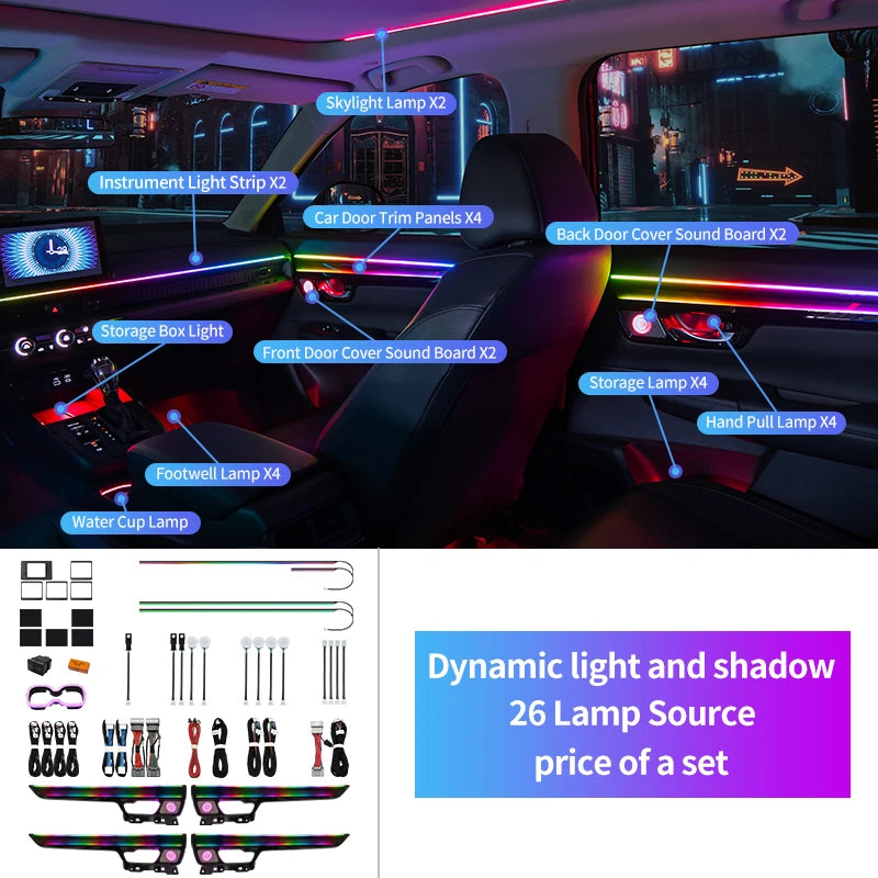 Honda CRV 2023-2024 Ambient Light Kits