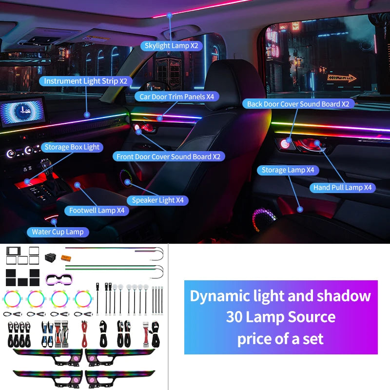 Honda CRV 2023-2024 Ambient Light Kits