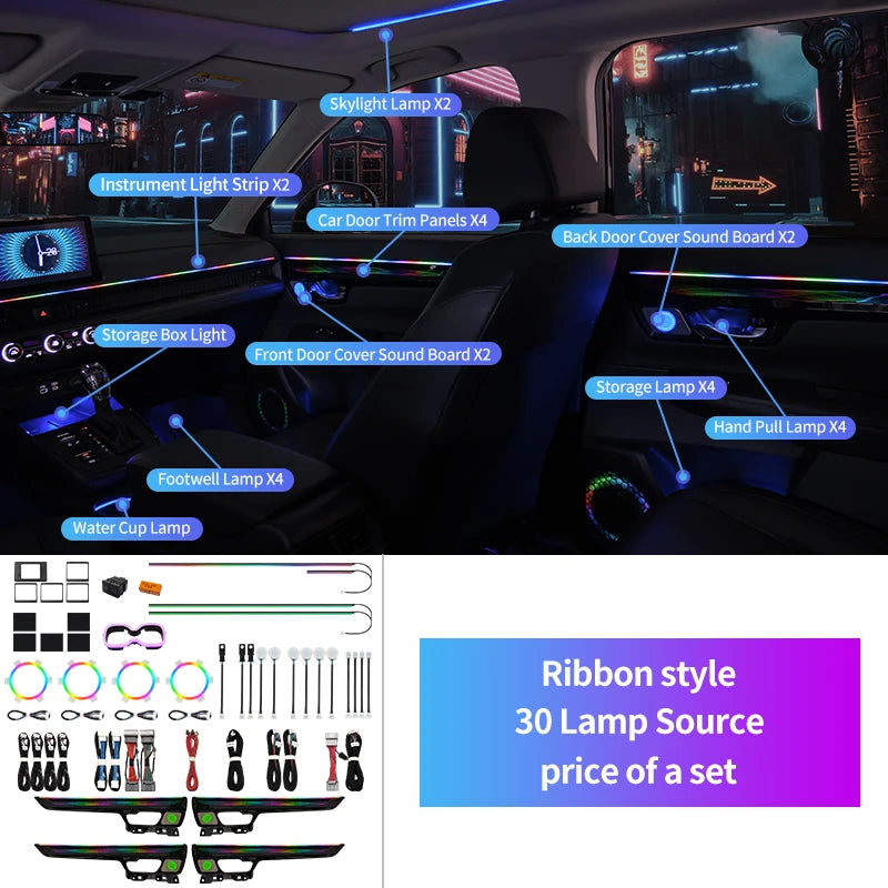Honda CRV 2023-2024 Ambient Light Kits