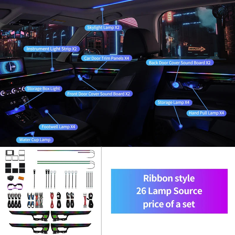 Honda CRV 2023-2024 Ambient Light Kits
