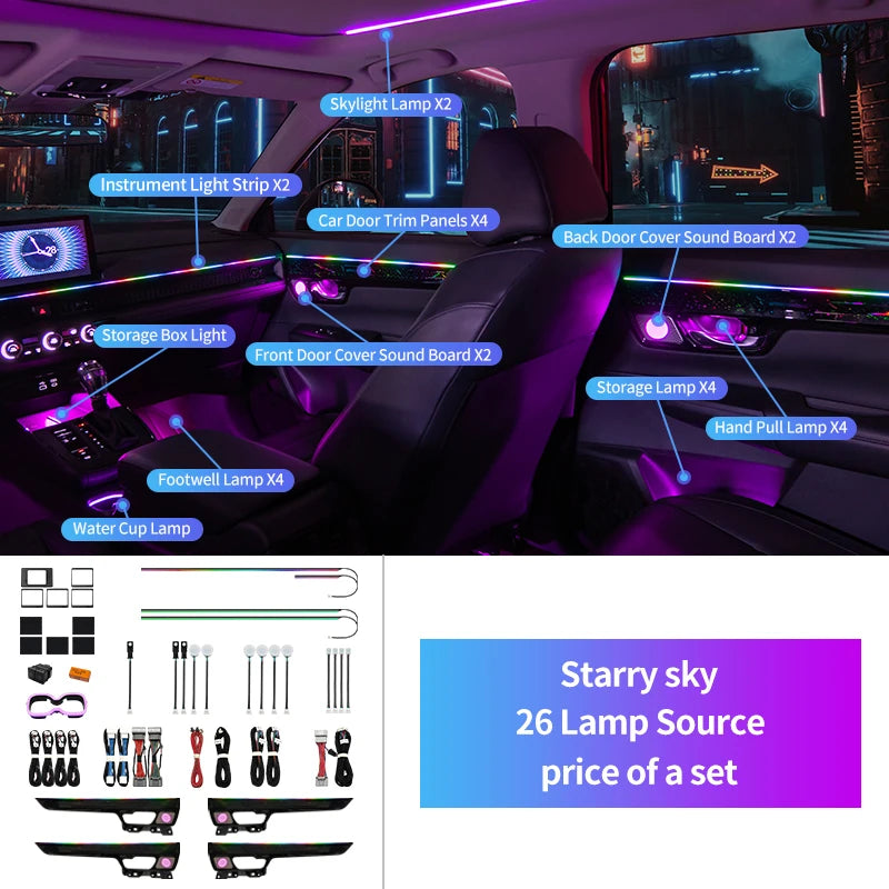 Honda CRV 2023-2024 Ambient Light Kits