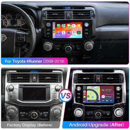 Toyota 4Runner (2009-2019) 10.3" Android Car Screen Upgrade with Wireless CarPlay & Android Auto