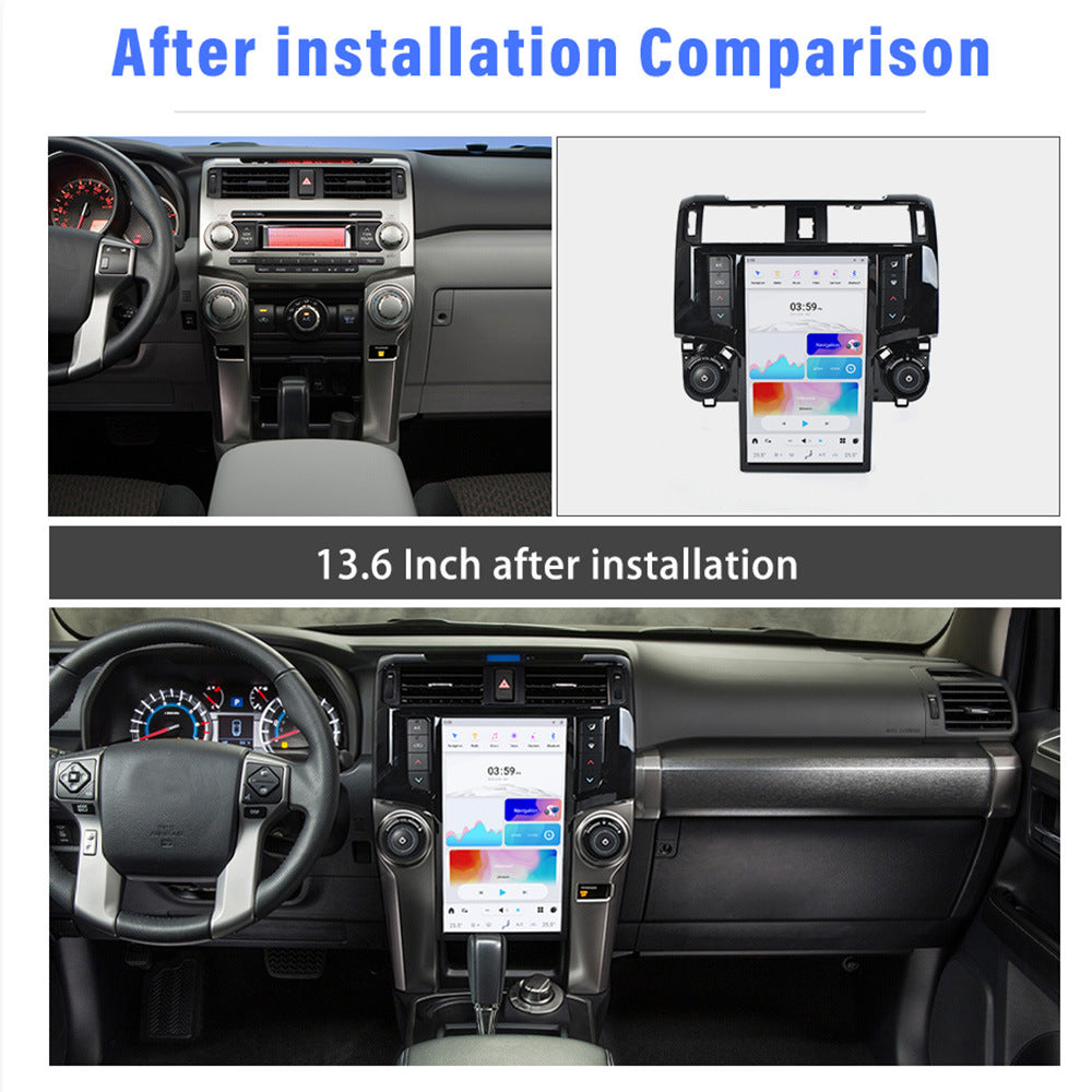 Toyota 4Runner 2009-2020 Tesla-Style Android Screen GPS Navigation Radio 13.6''