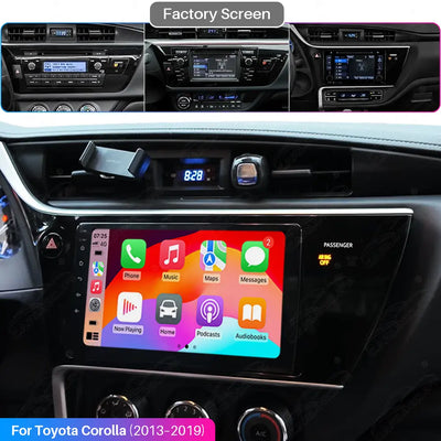 Toyota Corolla (2013–2019) 9" Linux Wireless CarPlay & Android Auto Screen Upgrade