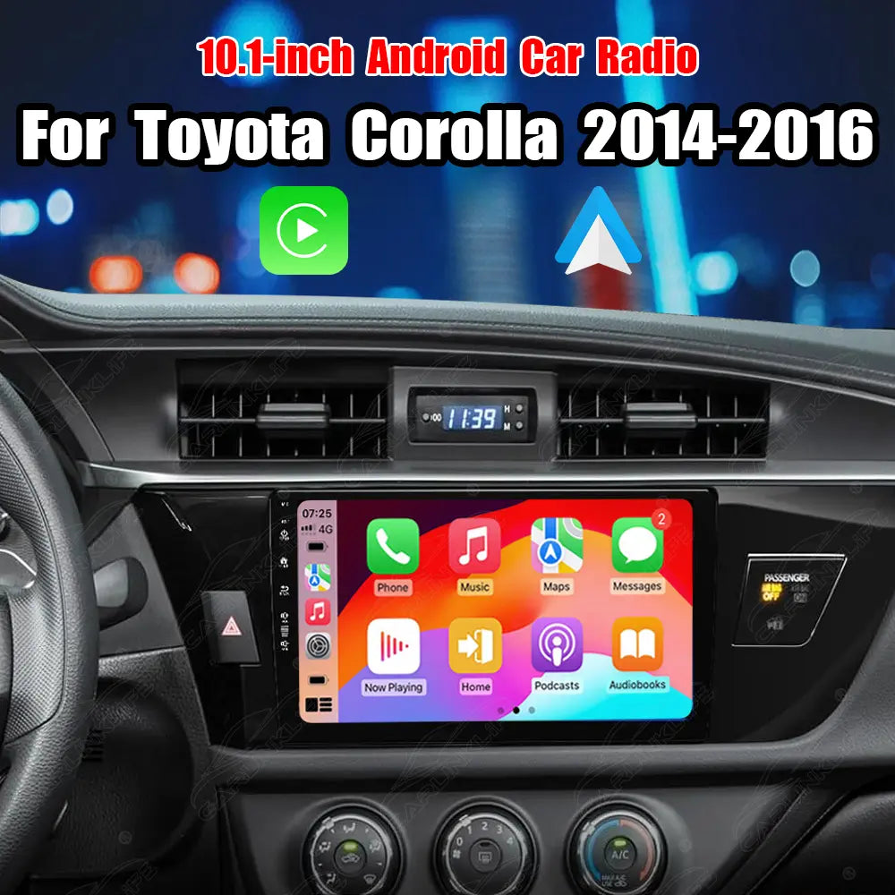 10.1 inch Android Car Radio For Toyota Corolla 2014-2016 Car Stereo CarPlay Multimedia Player