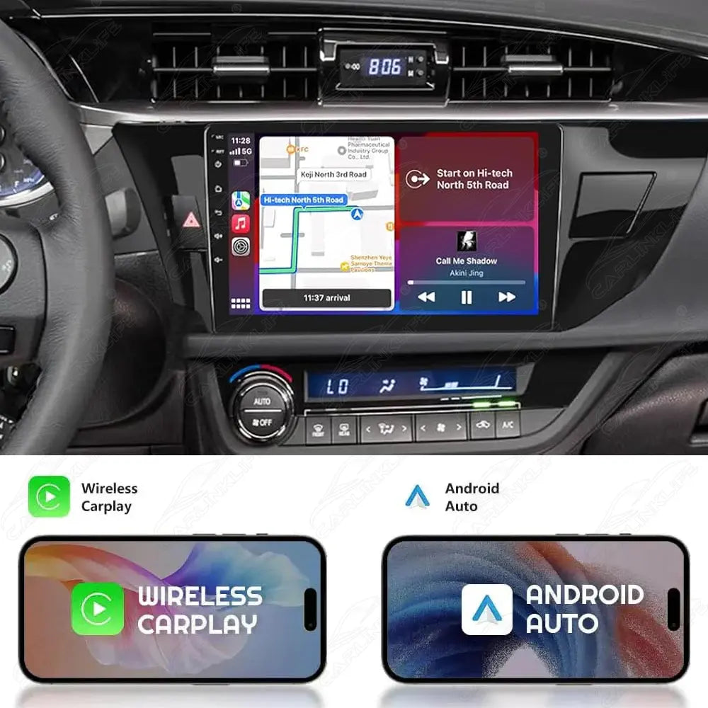 10.1 inch Android Car Radio For Toyota Corolla 2014-2016 Car Stereo CarPlay Multimedia Player