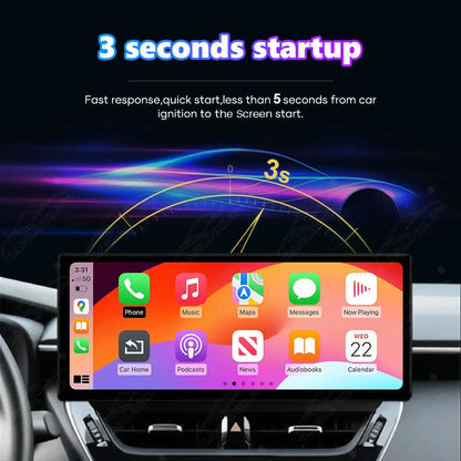 Toyota Corolla (2019–2023) 12.3" Linux Wireless CarPlay & Android Auto Screen Upgrade