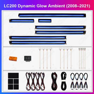 Toyota Land Cruiser LC200 2008-2021 Ambient Light Kit