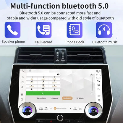 11.8 inch Android Car Radio For Toyota Prado 2010-2022 Car Stereo CarPlay Multimedia Player