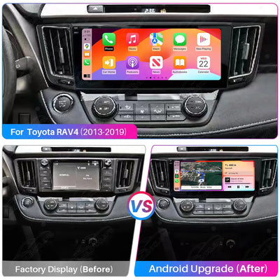 Toyota RAV4 (2013–2019) 10.25" Android Car Screen Upgrade | Wireless CarPlay & Android Auto