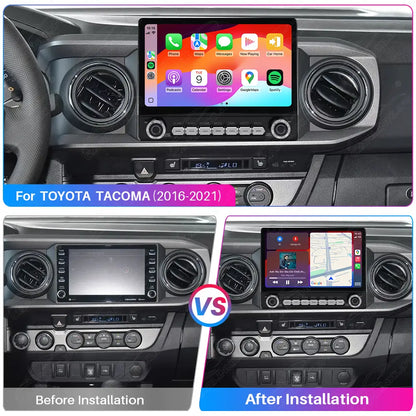 Toyota Tacoma 2016-2021 10.2" Android Car Stereo Apple CarPlay Android Auto Screen Upgrade