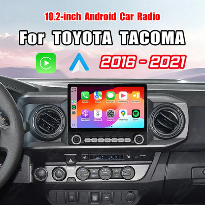 Toyota Tacoma 2016-2021 10.2" Android Car Stereo Apple CarPlay Android Auto Screen Upgrade
