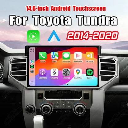 Toyota Tundra 2014-2020 14.6" Android Car Stereo Apple CarPlay Android Auto Screen Upgrade