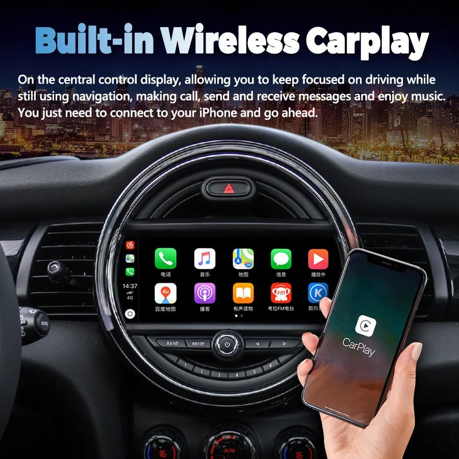 Car Multimedia Player Android Car Radio For BMW Mini COOPER 2014-2022 F55 F56
