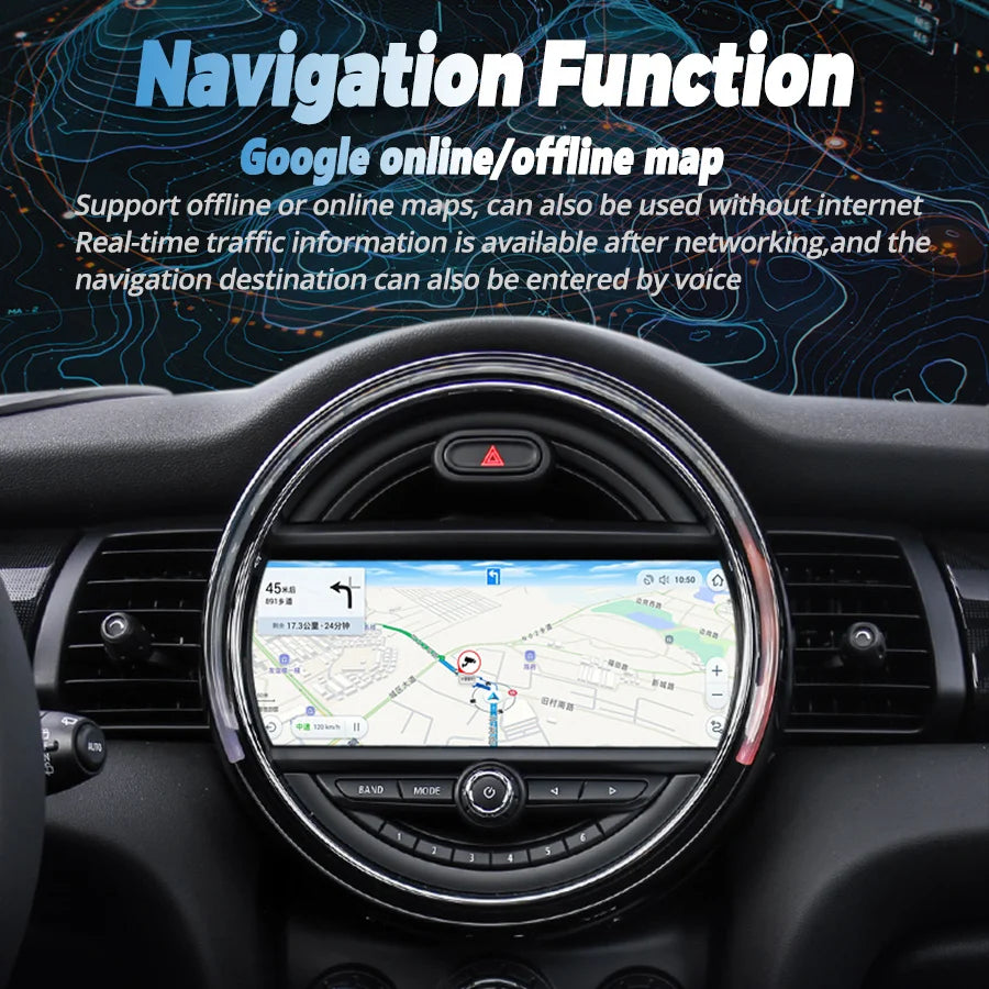 Car Multimedia Player Android Car Radio For BMW Mini COOPER 2014-2022 F55 F56