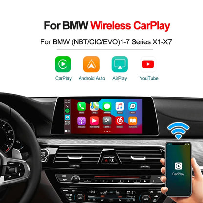 Wireless Apple CarPlay Android Auto Module CarPlay MMI Retrofit for BMW NBT/ CIC/ EVO/CCC System Modified Airplay Mirrorlink