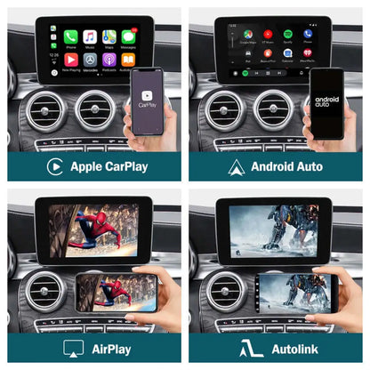 Wireless CarPlay Android Auto Module for Mercedes Benz NTG 4.5/ 5.0 AirPlay Mirrorlink Music Map Smart Box Support Reverse Camera