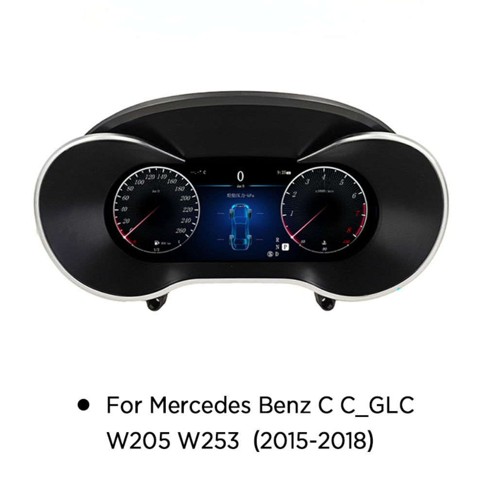 LCD Digital Cluster For Mercedes Benz C Class GLC Class W205 W253 2015-2018 NTG 5.0 Linux Digital LCD Dashboard Instrument Gauge Cluster
