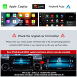 Wireless Carplay Android Auto for Mercedes NTG 6.0 MBUX 10.25" / 12.3" Radio Screen Android Multimedia System Upgrade Kit