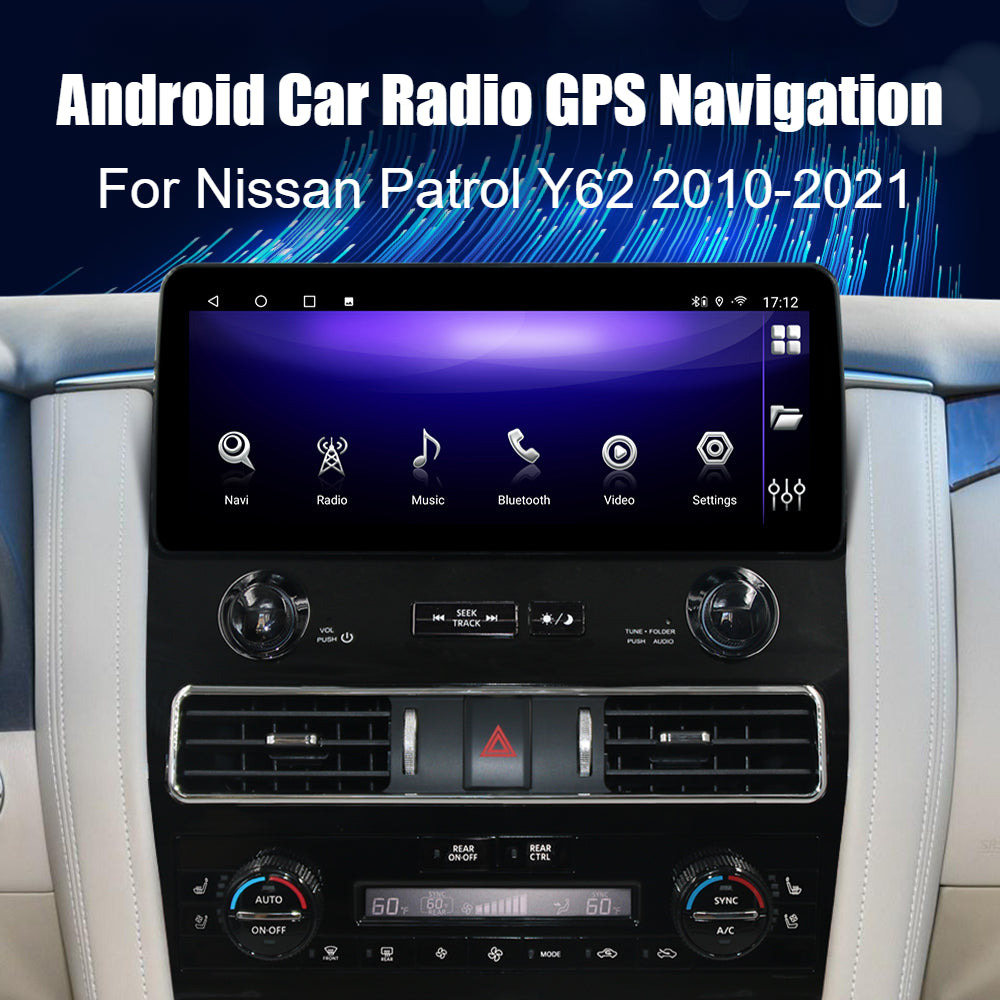 Nissan Patrol Y62 2010-2021 ARMADA Car Stereo Android Car Radio GPS Navigation Multimedia Player Head Unit with CarPlay