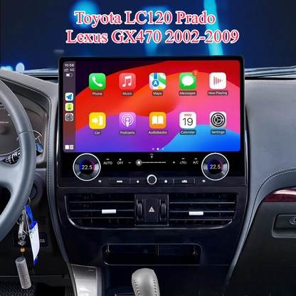 16inch Touch Screen For Lexus GX470 Toyota Prado 120 2002-2009 Android 13 Built-in Carplay/Android Auto