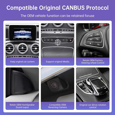 Mercedes Benz C/GLC Class W205 2015-2018 Android Car Radio Touchscreen 12.3'' Car Stereo