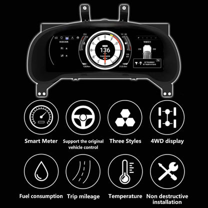 LCD Digital Cluster For Lexus RX 2016-2021 Linux Digital LCD Dashboard Instrument Gauge Cluster