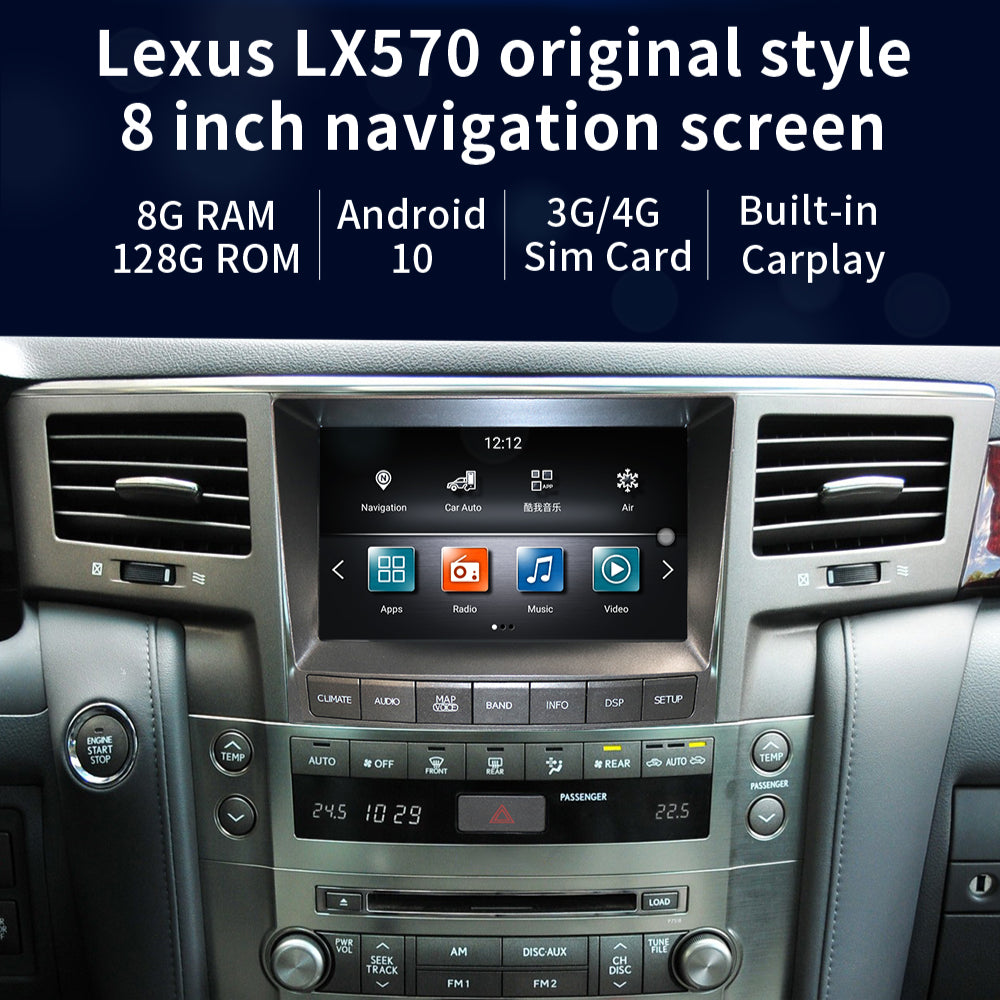 LEXUS LX570 2007-2015 Car Stereo Android Car Radio GPS Navigation