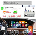 Prise USB Mercedes Classe E / CLS - Compatible A2138203200, Installation Centrale, Matériau ABS Noir - 5